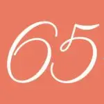 Image with "65" lettering